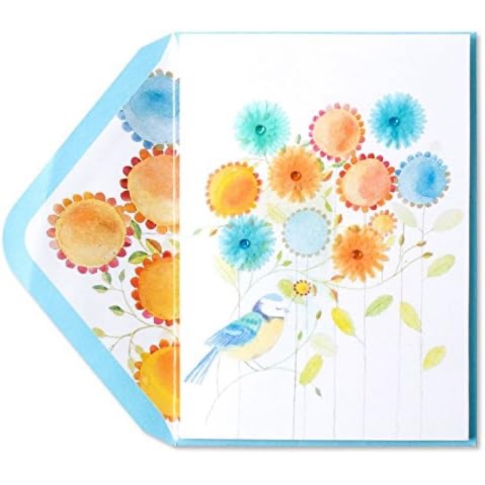 Papyrus Mother’s Day Card | Embellished Vellum Flowers